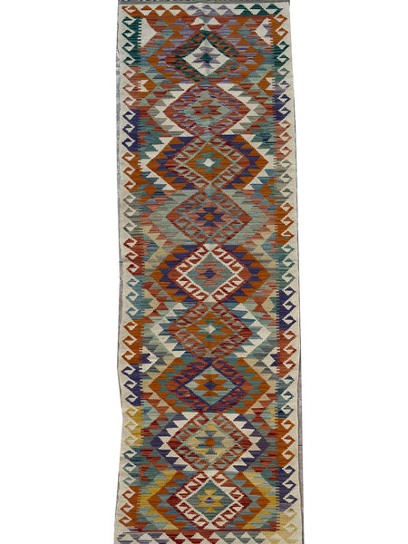 Meimnah Kilim - 12 x 2.5 ft