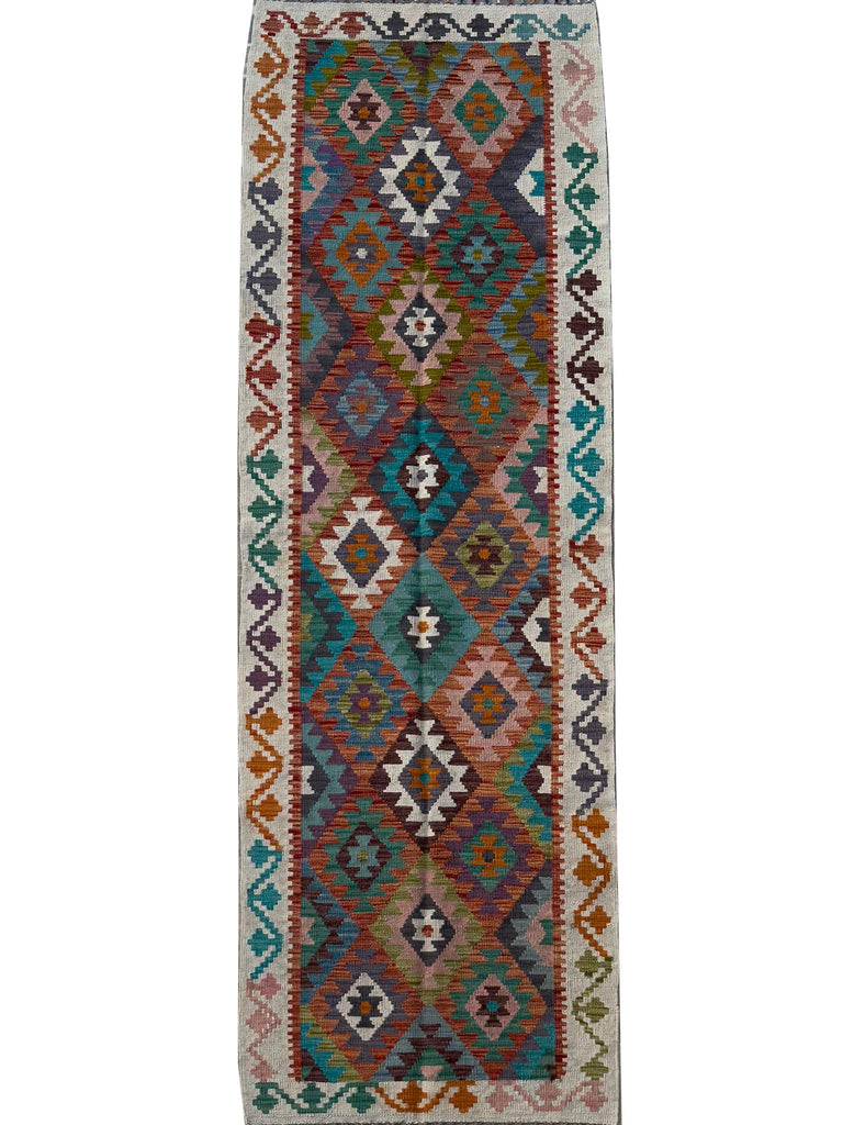 Meimnah Kilim - 10 x 2.5 ft
