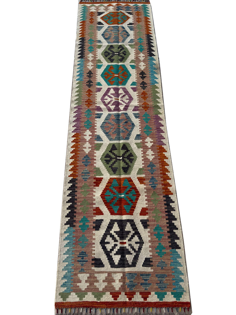 Meimnah Kilim - 10 x 2.5 ft