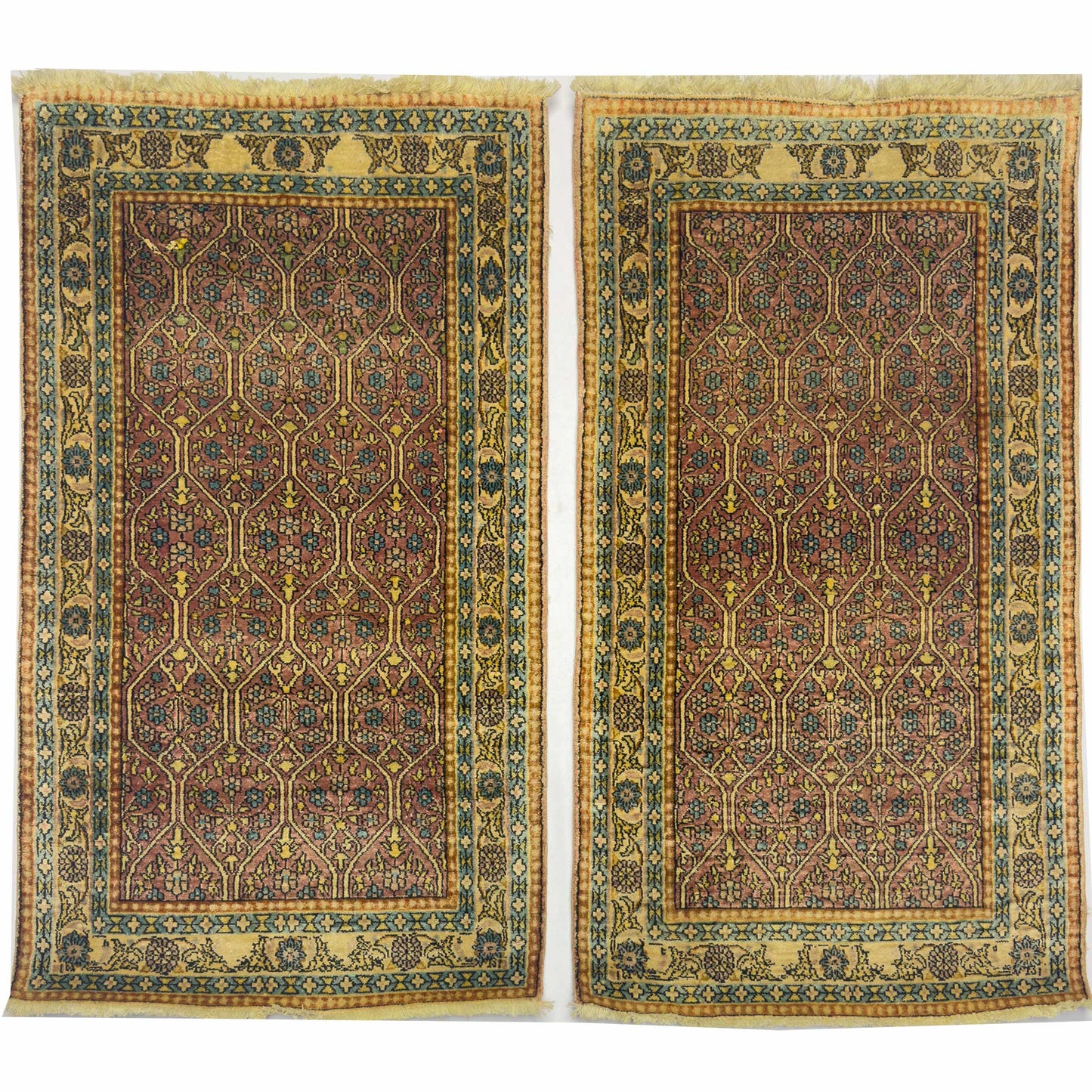 Twin Silk Rugs - 3 x 2 ft