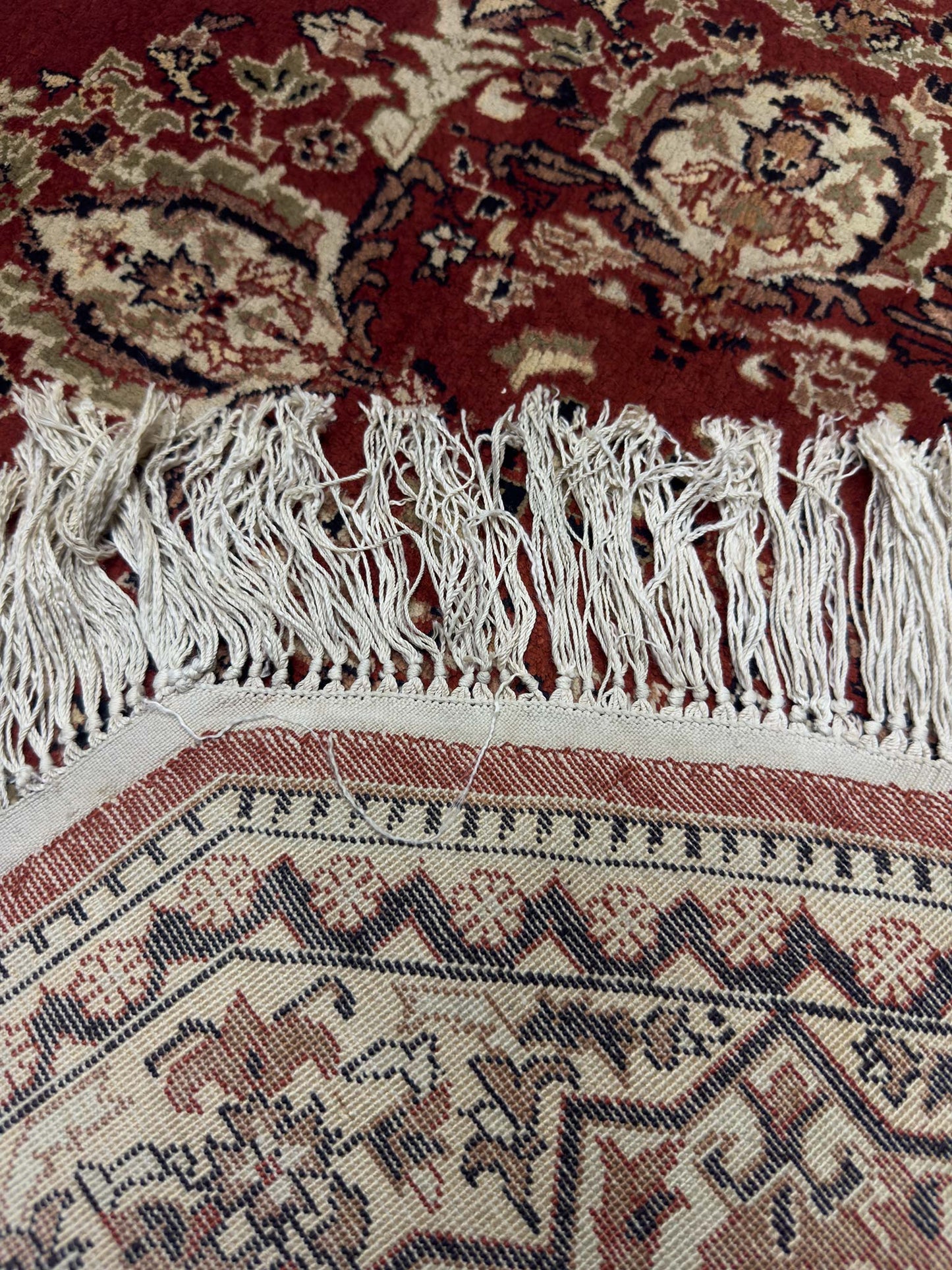 Octagonal Silk Rug - 4 x 4 ft