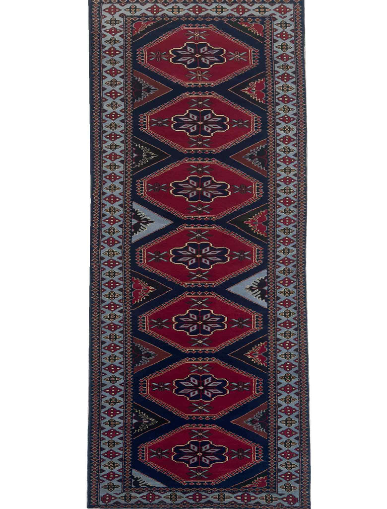 Tribal Kargai Runner - 12 x 2.5 ft