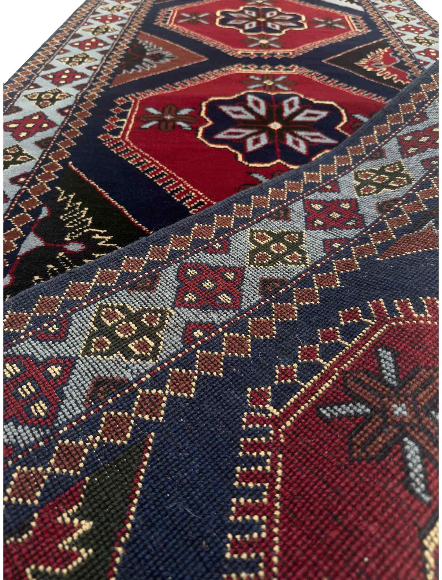 Tribal Kargai Runner - 2.5 x 12 ft