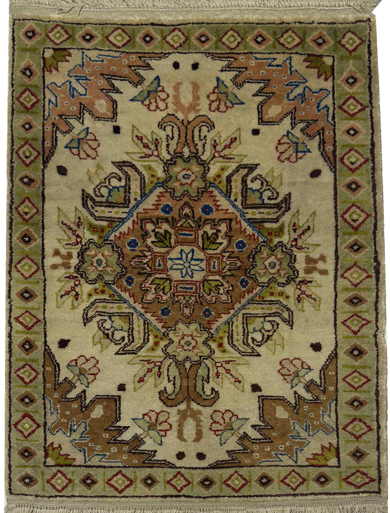 Turkish Keysari Silk Rug - 2 x 1 ft