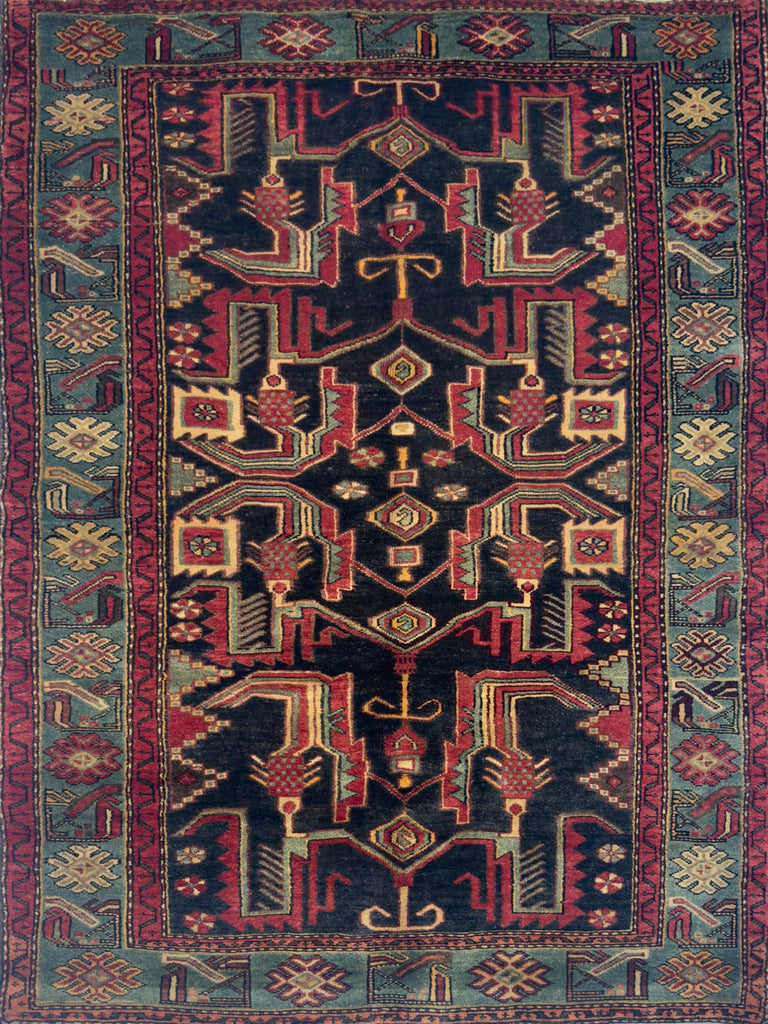 Turkish Bergama Rug - 7 x 4.5 ft