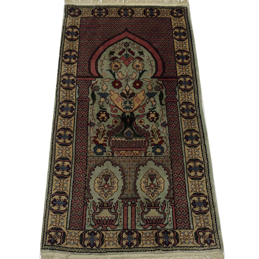Turkish keysari Silk Rug - 3.5 x 2 ft