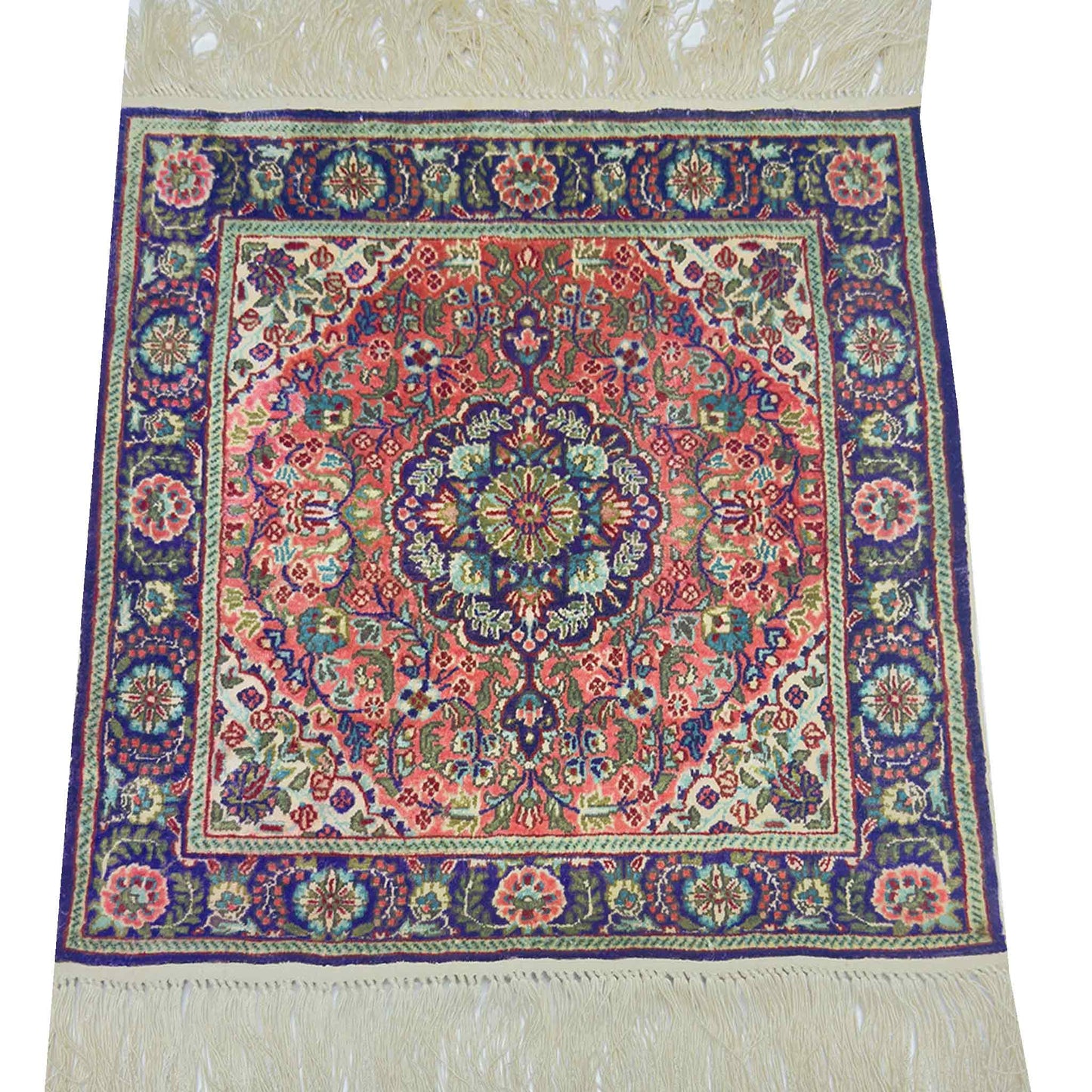 Chinese Hereke Silk Rug - 1.5 x 1.5 ft
