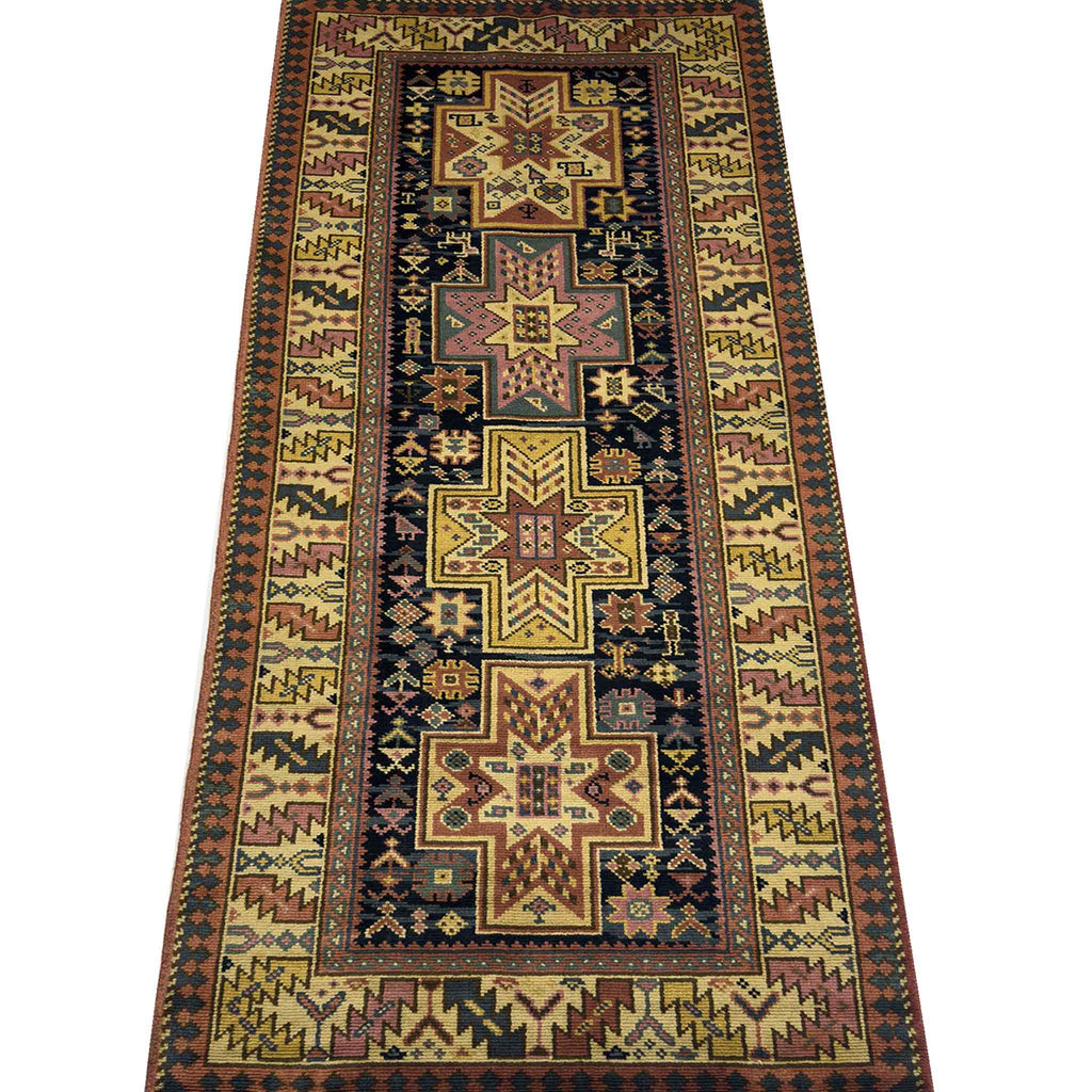 Turkish Kazak Rug - 7 x 3 ft