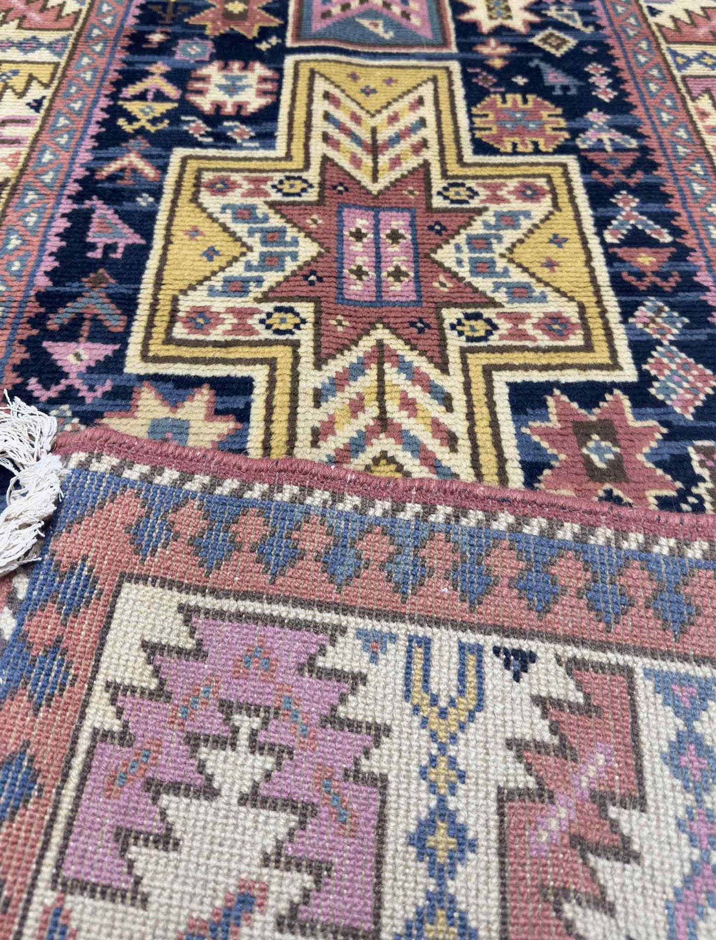 Turkish Kazak Rug - 3 x 7 ft