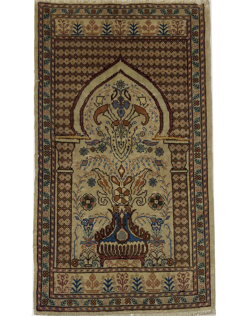 Turkish Prayer Rug - 2.5 x 1.5 ft