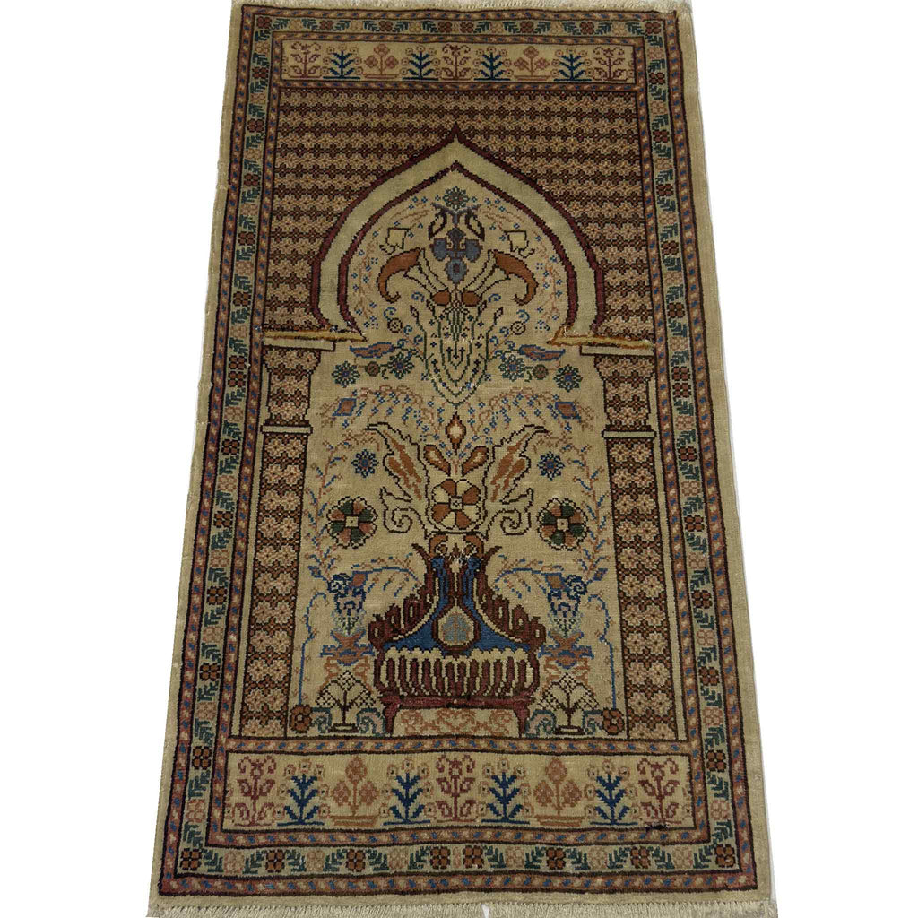 Turkish Prayer Rug - 2.5 x 1.5 ft