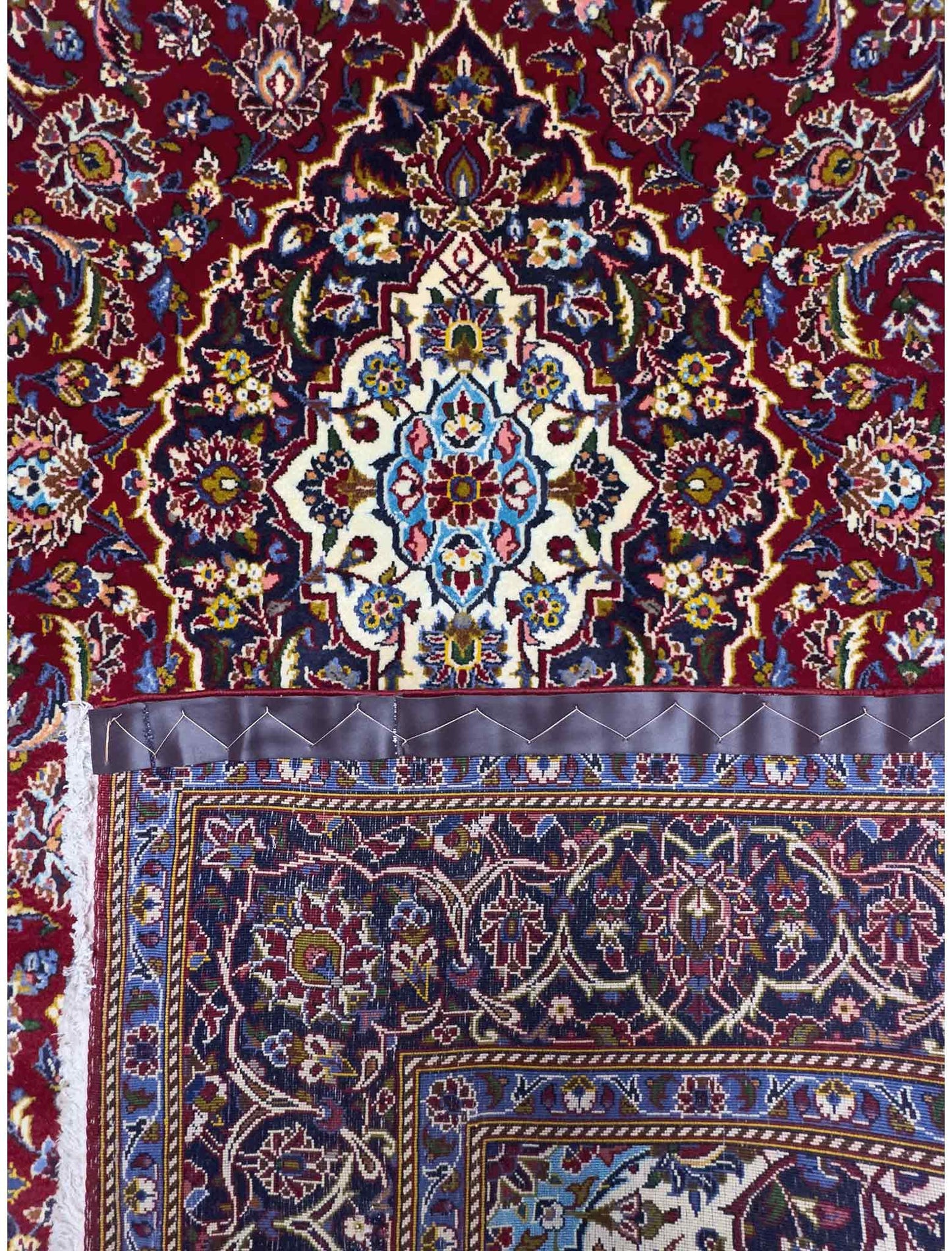 Kashan `Kurk Wool` Rug - 4.5 x 7 ft