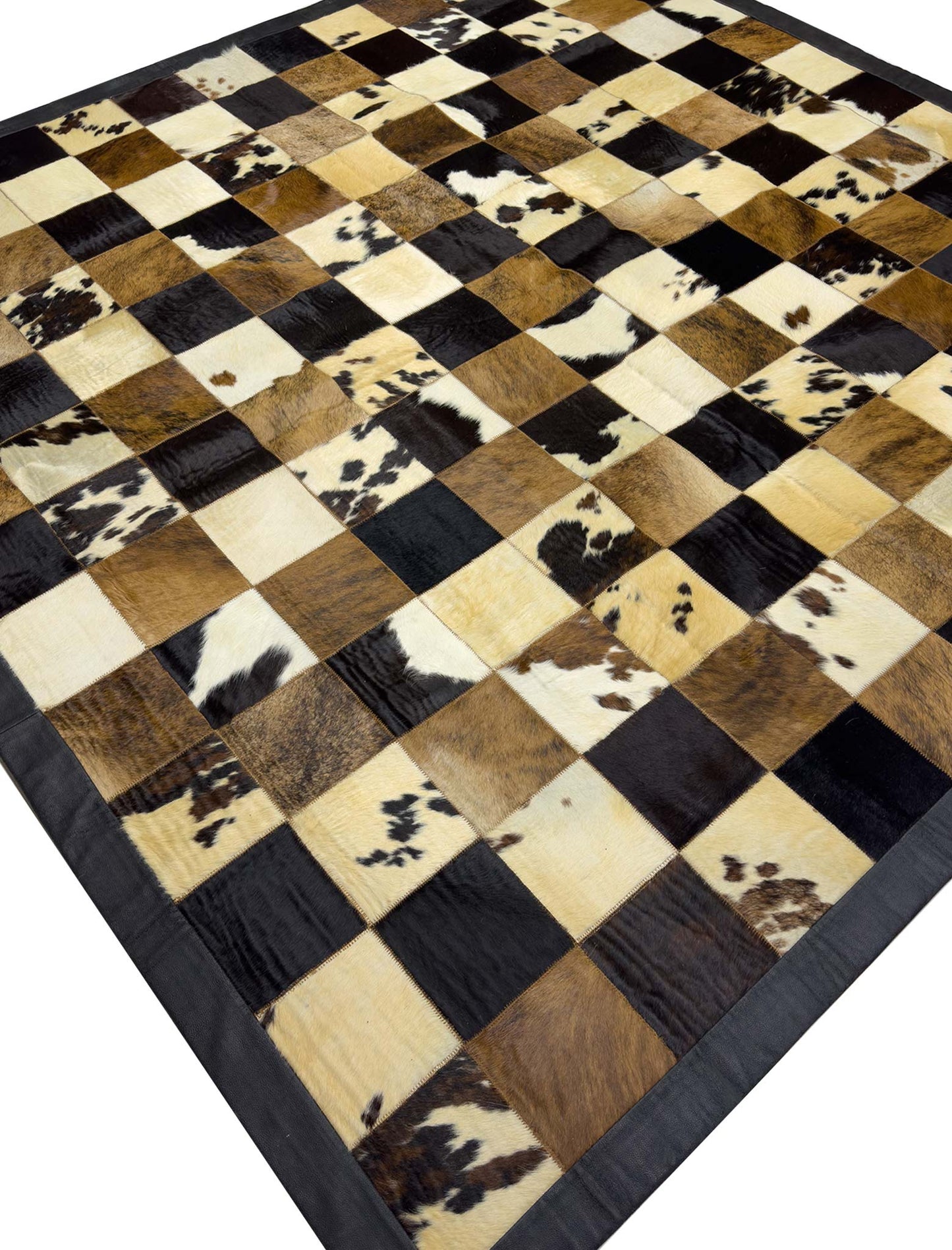 Cowhide Rug - 7.5 x 7.5 ft