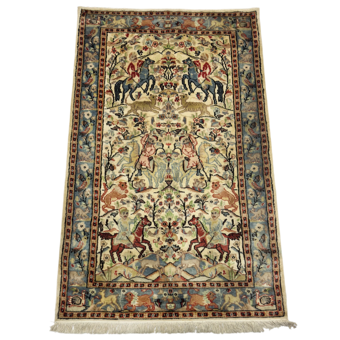Pak. Persian Hunting Rug - 3x 5 ft