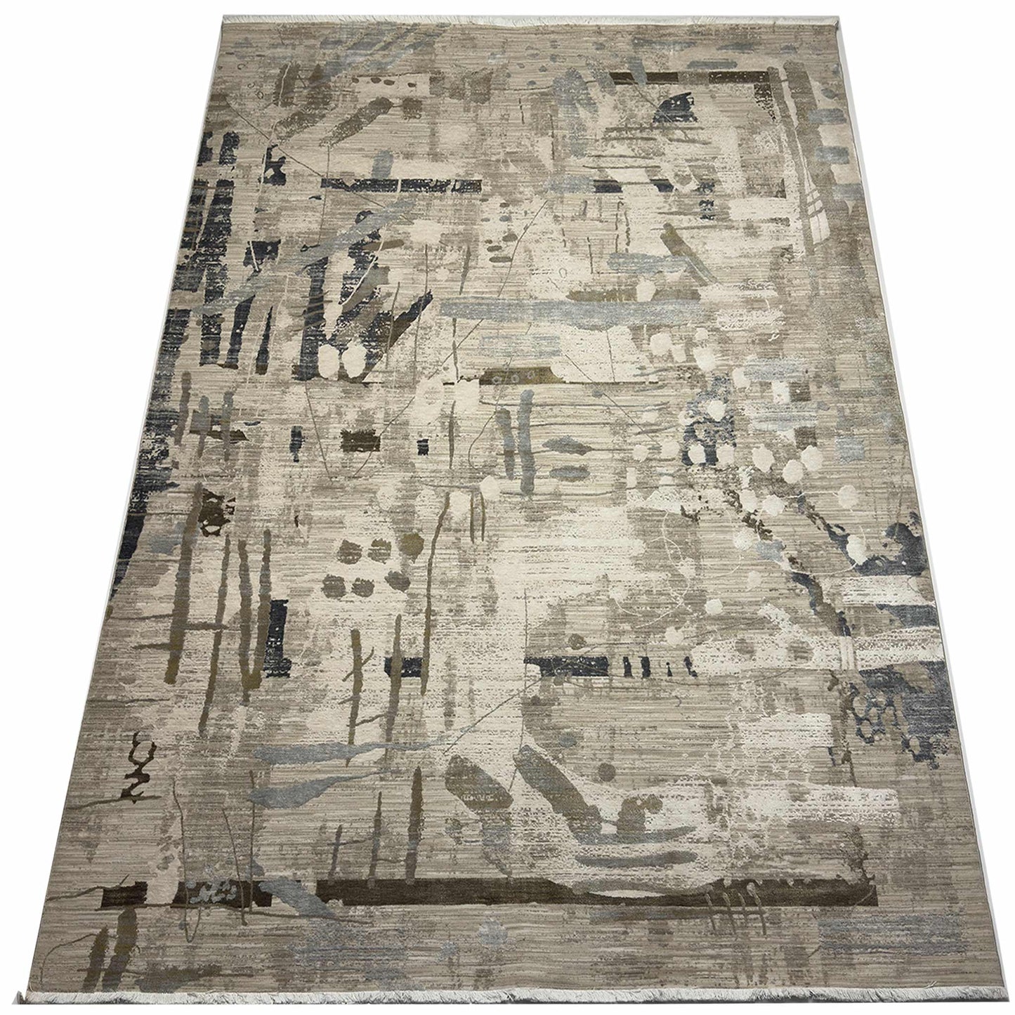 Modern Abstract Rug - 7 x 10 ft