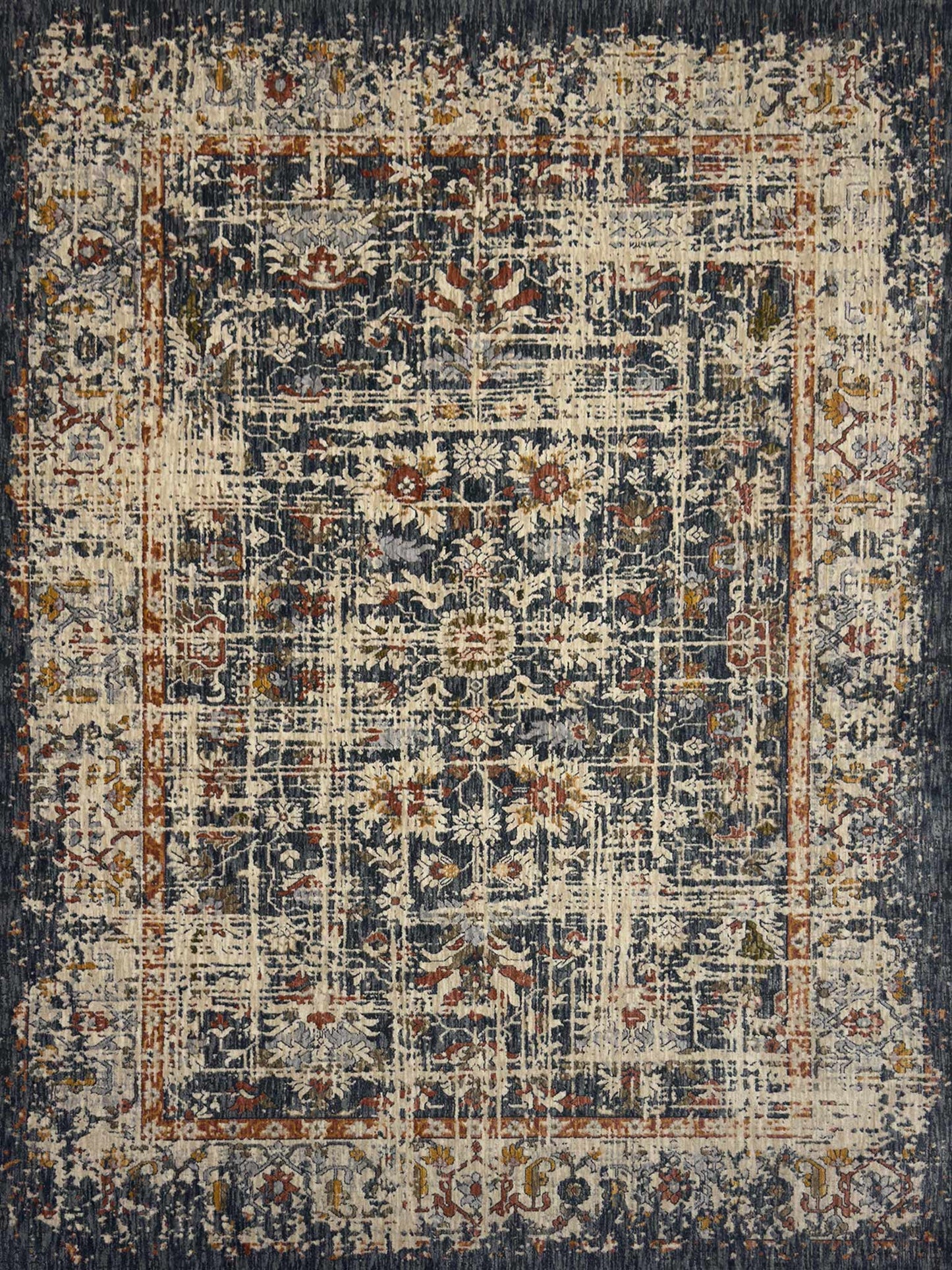 Modern  Vintage Rug - 5 x 7 ft