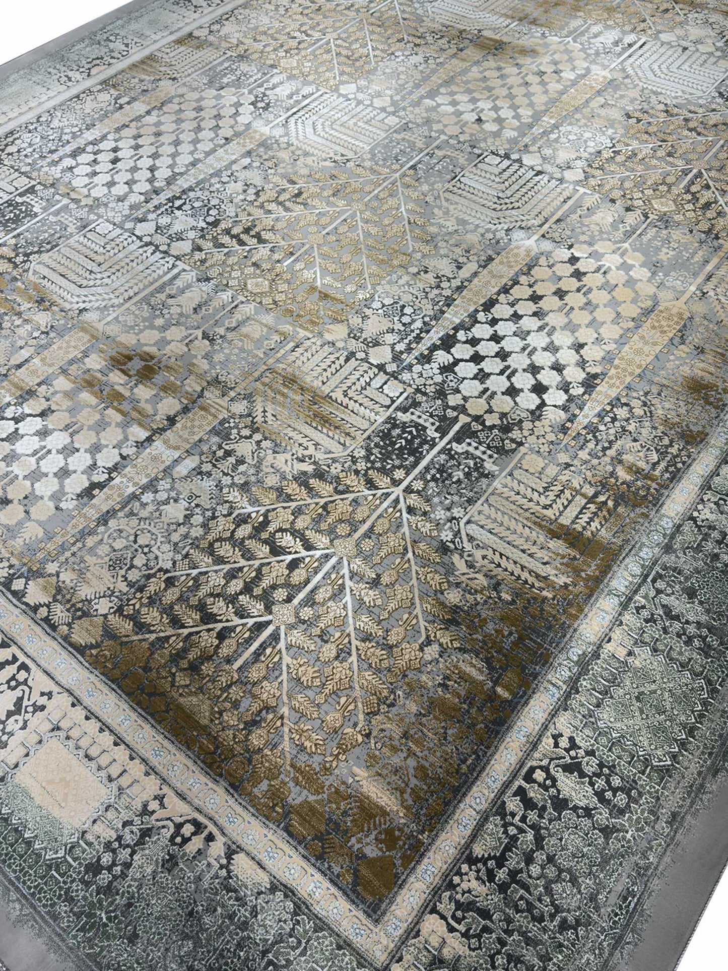 Modern Transitional Rug - 9 x 12 ft