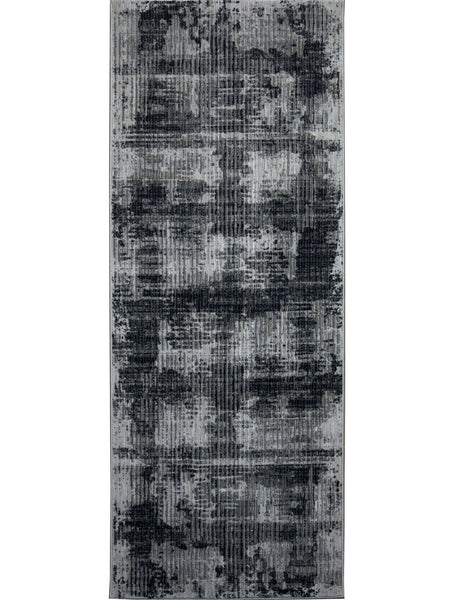 Modern Abstract Runner - 2.5 x 7 ft