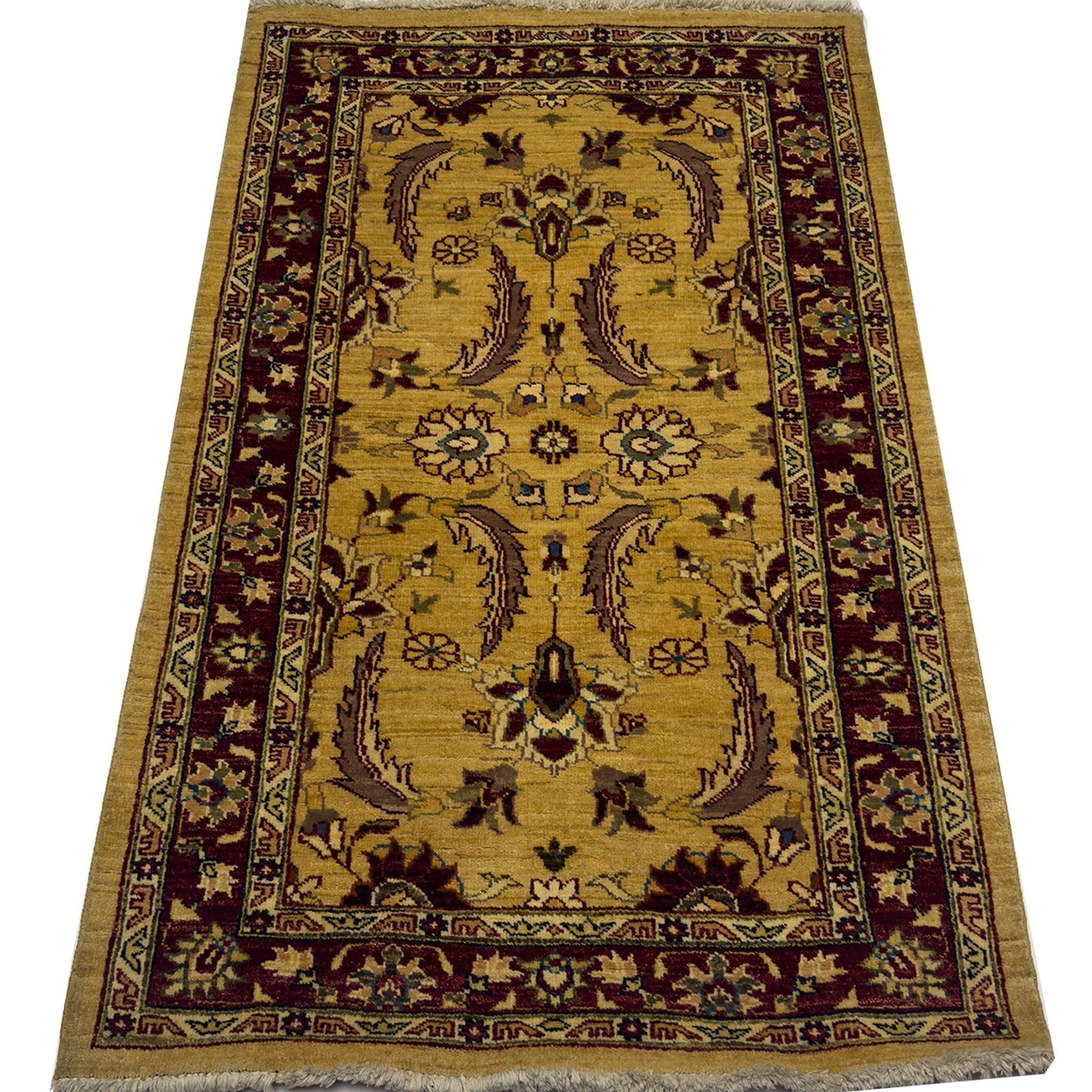 Modern Floral Rug - 3 x 5 ft