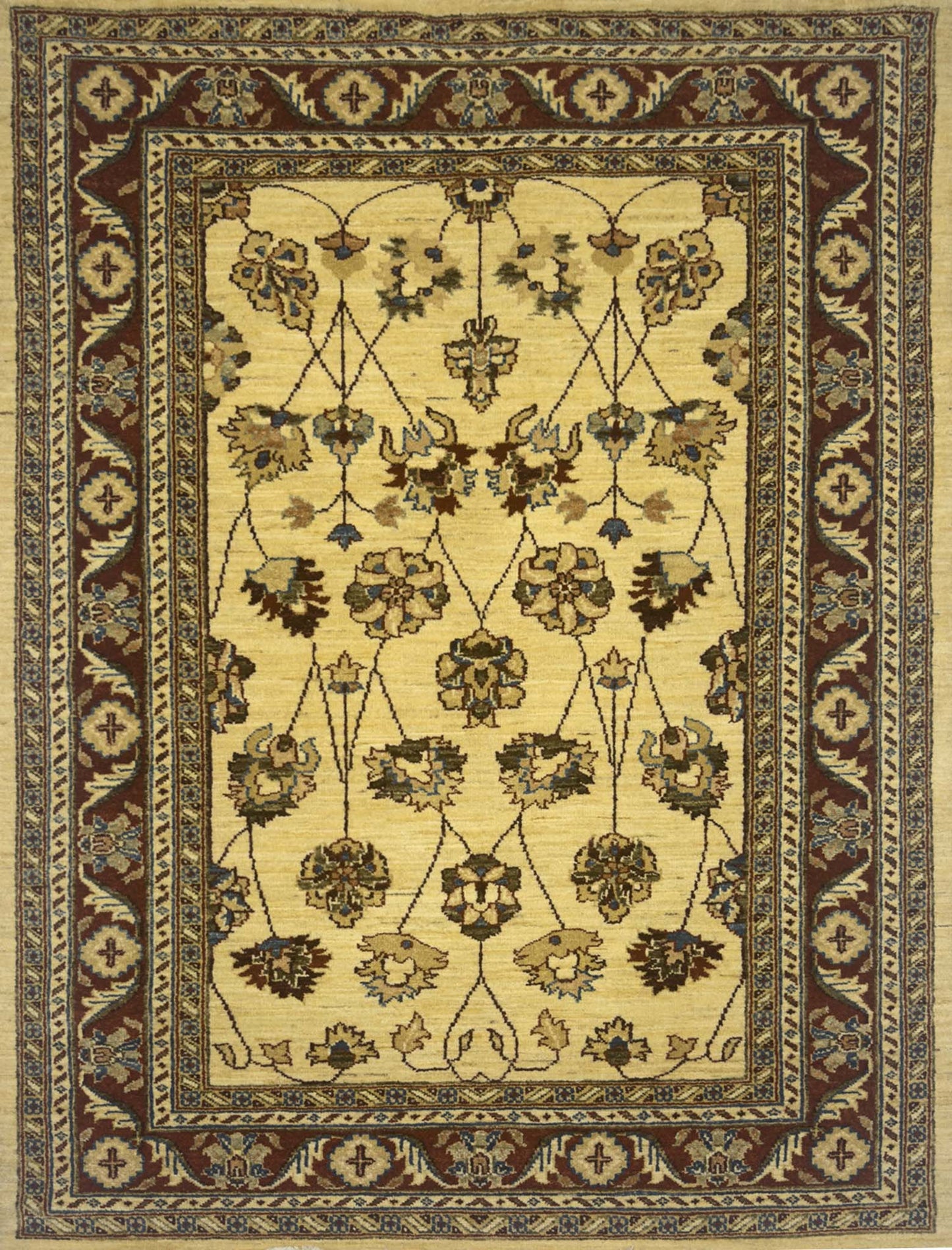 Yakrukh Chobi Rug - 6 x 4 ft