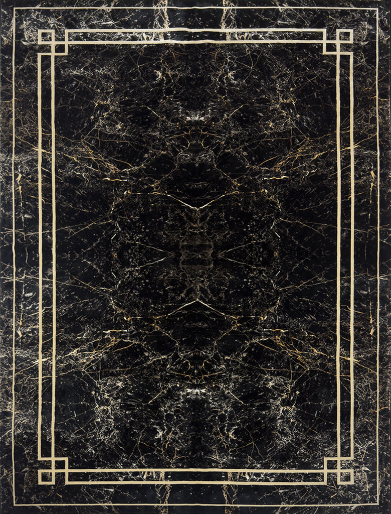 Contemporary Silk Rug  - 7 x 10 ft