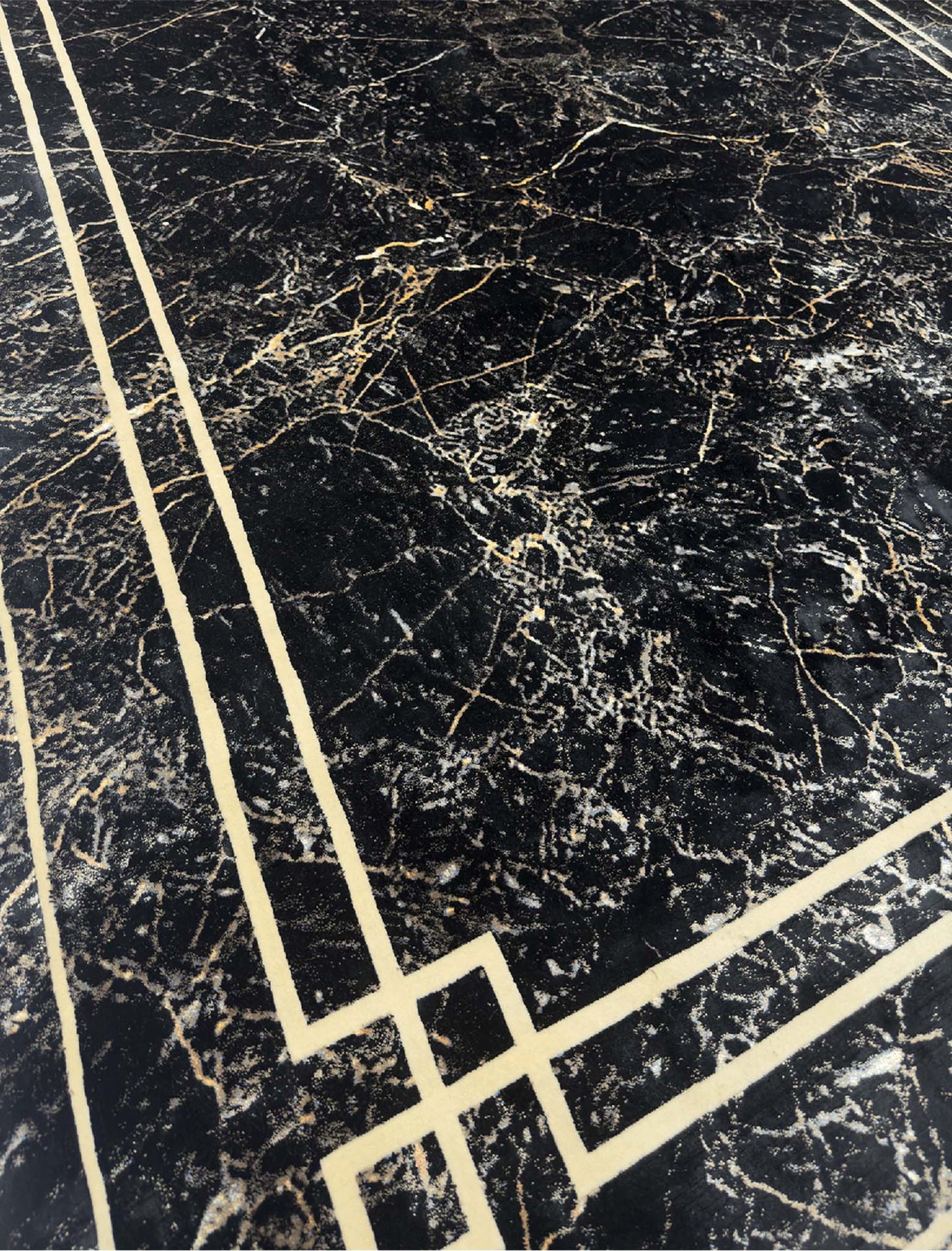 Contemporary Silk Rug  - 7 x 10 ft