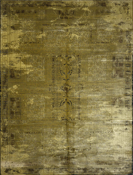 Vintage Silk Rug - 7 x 10 ft