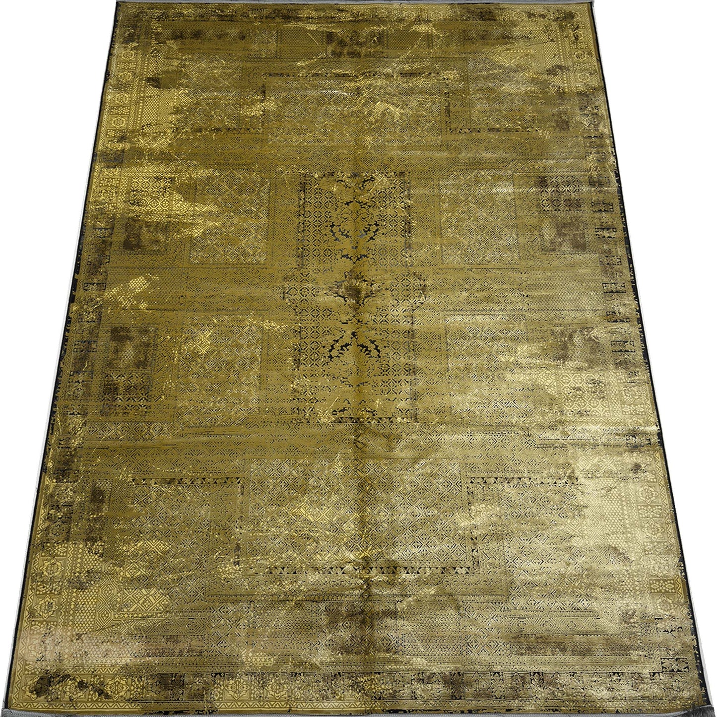 Vintage Silk Rug - 7 x 10 ft