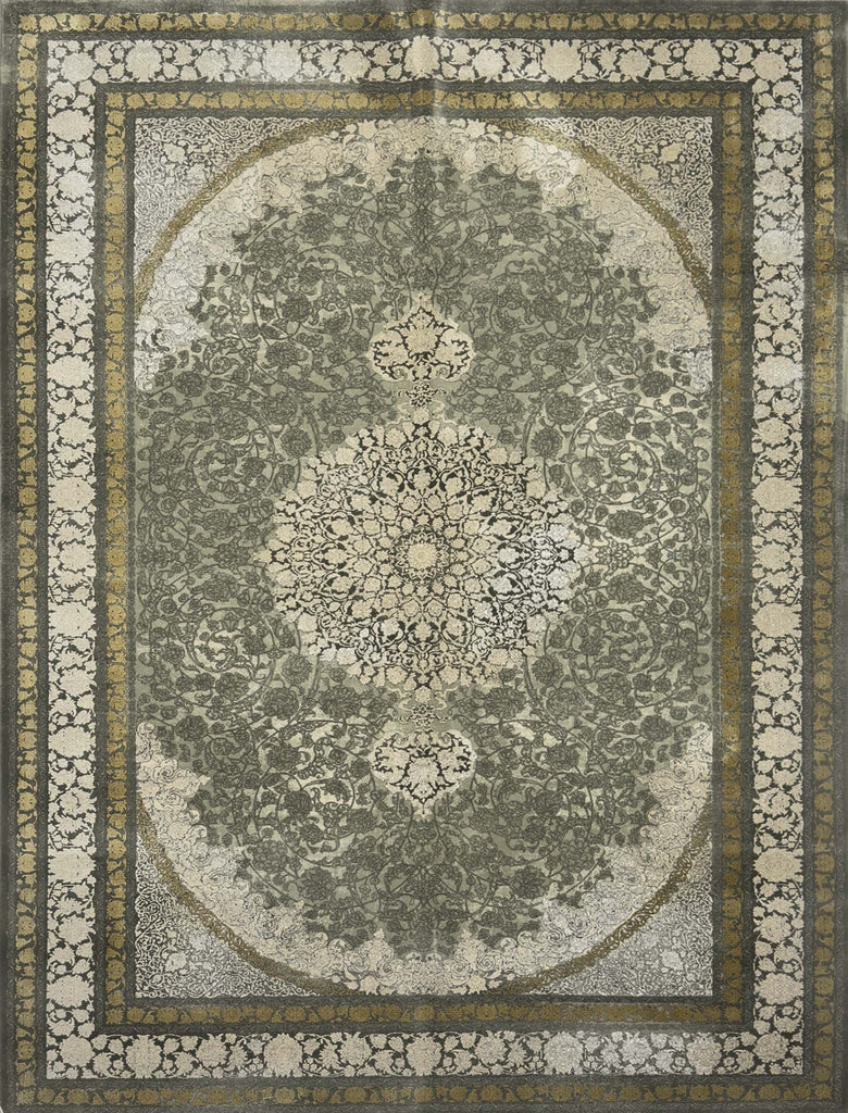 Modern Floral Rug - 5 x 7 ft