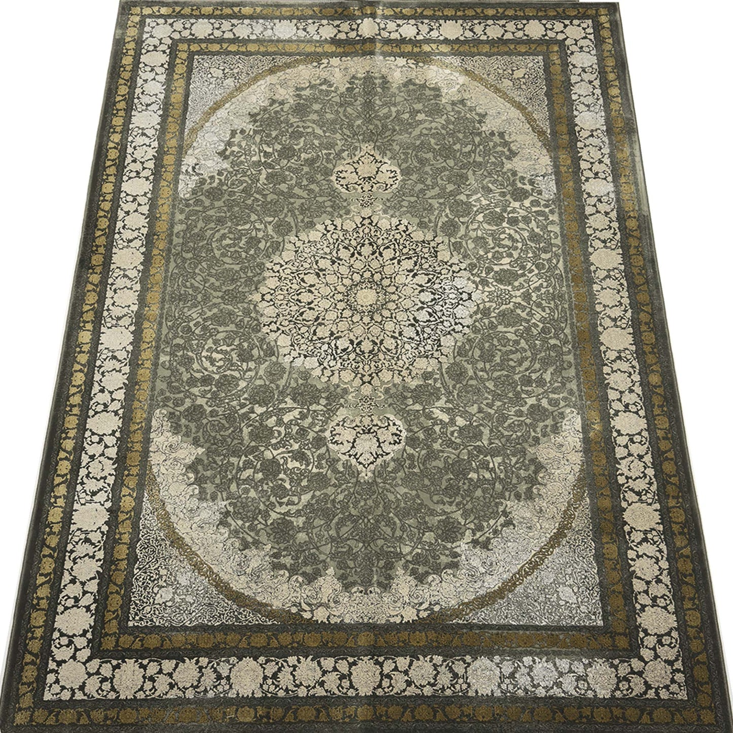 Modern Floral Rug - 5 x 7 ft