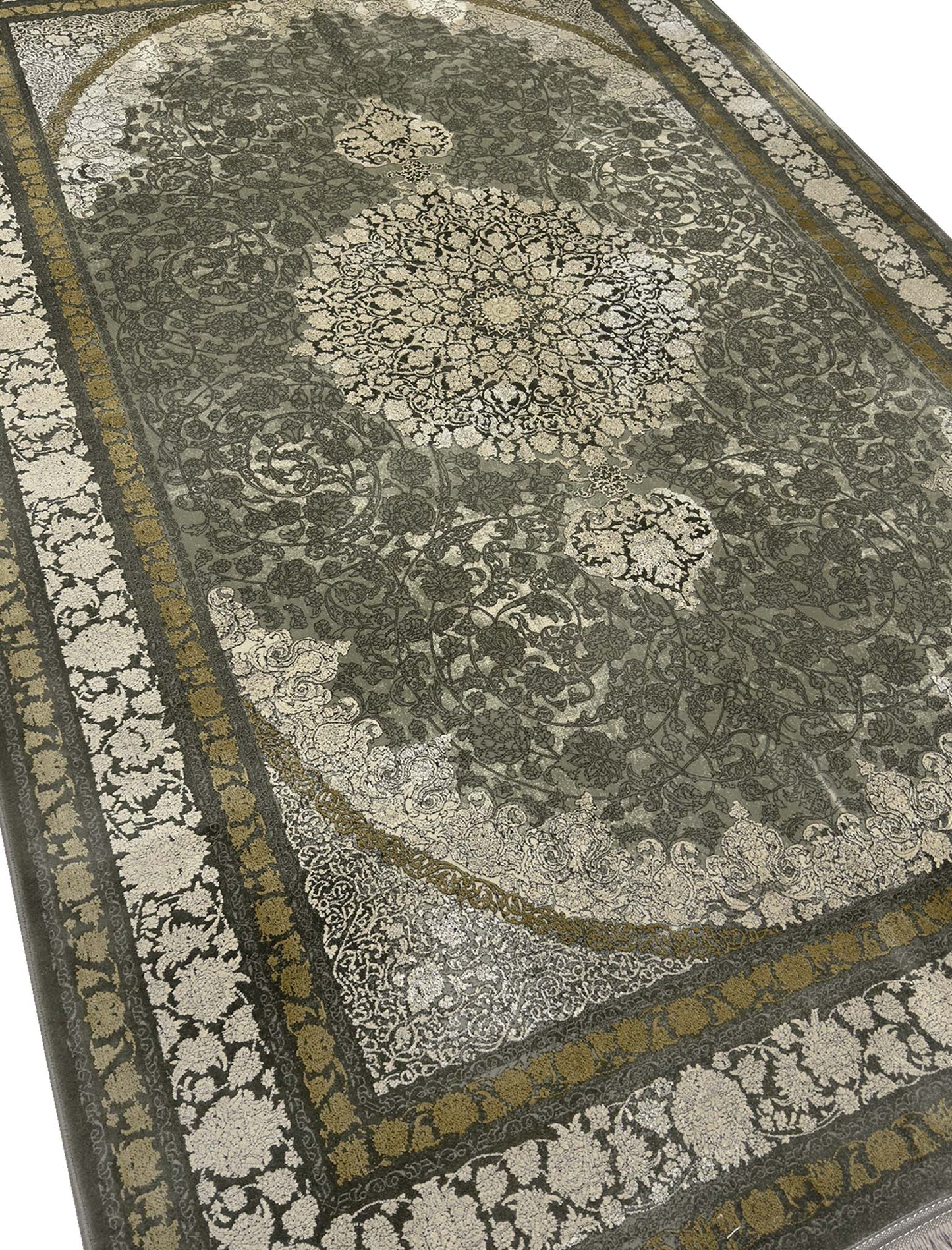 Modern Floral Rug - 5 x 7 ft