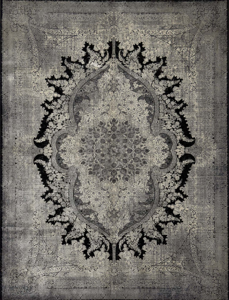 Modern Floral Rug - 4.5 x 7 ft