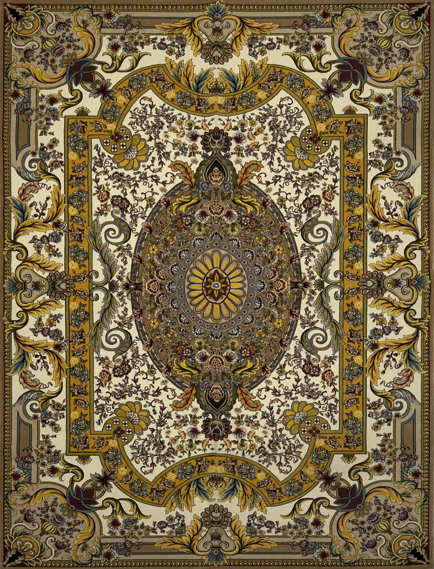 Modern Versace Rug - 5 x 7 ft