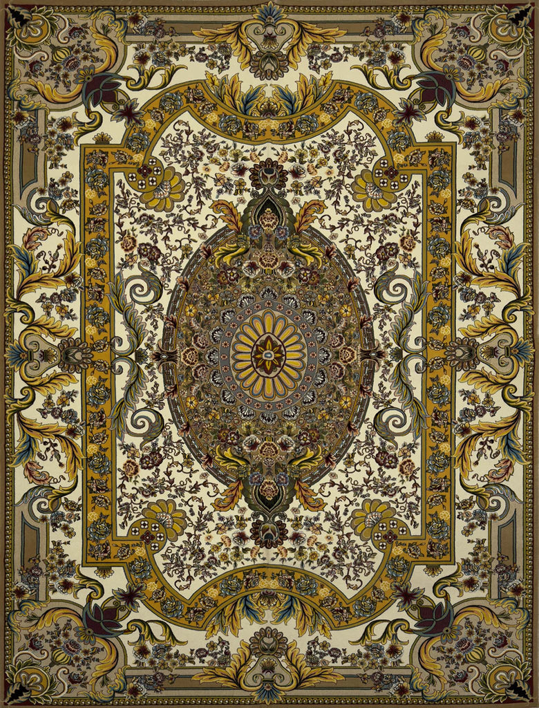 Modern Versace Rug - 5 x 7 ft