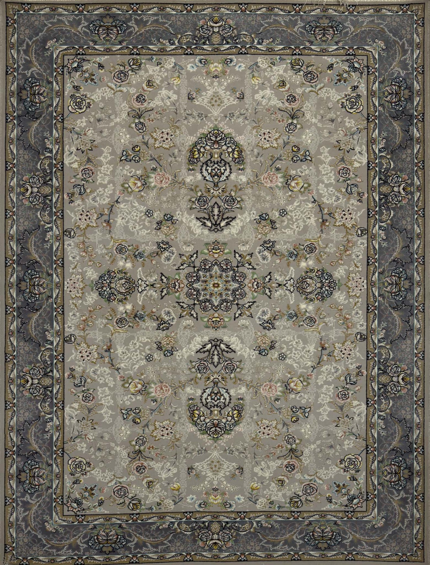 Modern Floral Rug - 3 x 5 ft