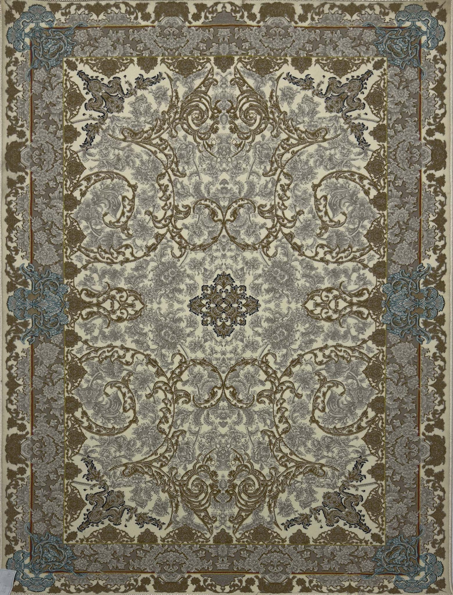Modern Floral Rug - 3 x 5 ft