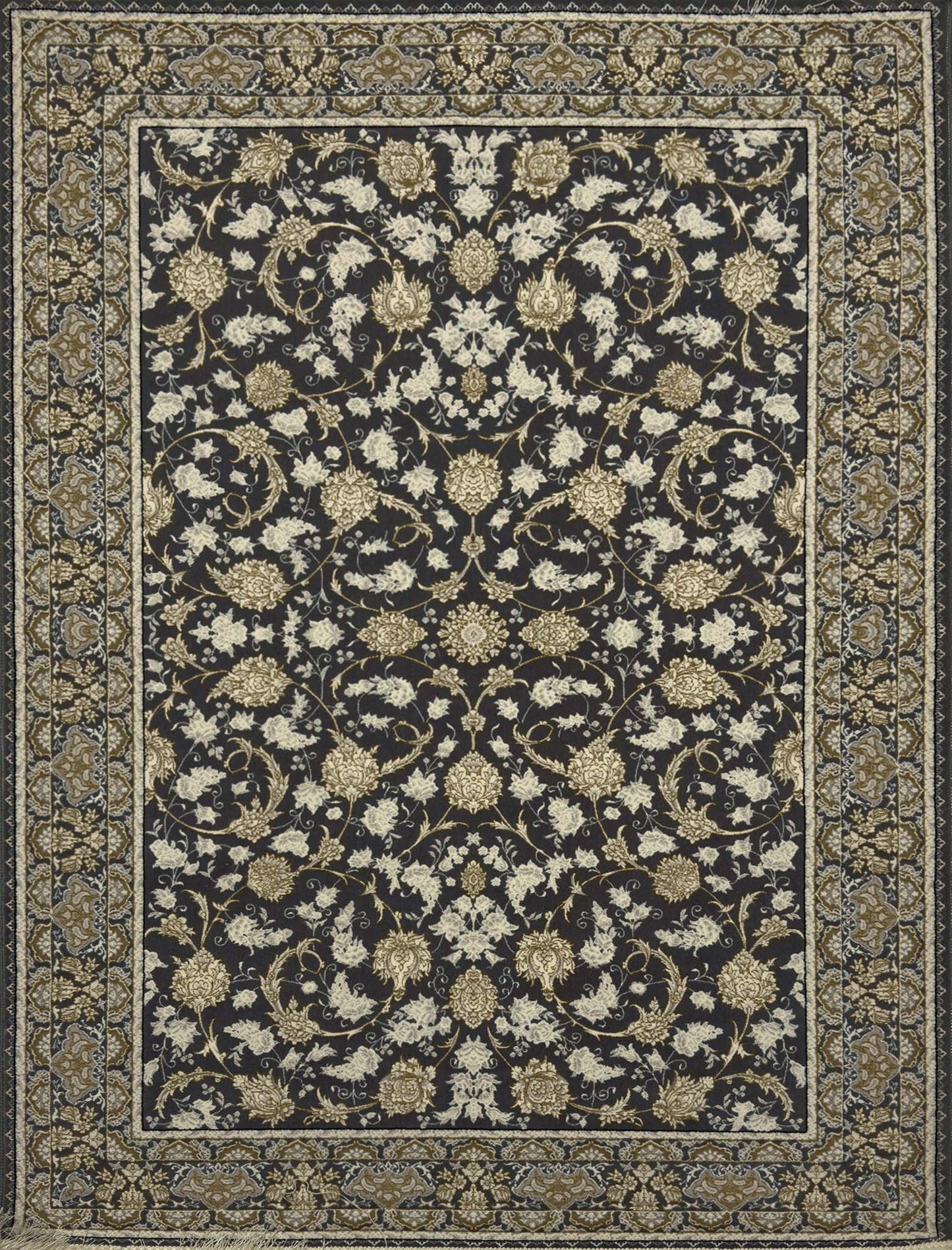 Traditional Floral Rug - 3 x 5 ft