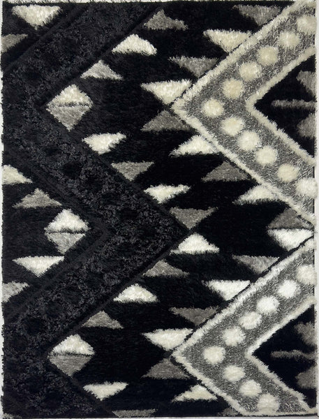 Modern Shaggy Rug - 5 x 7 ft