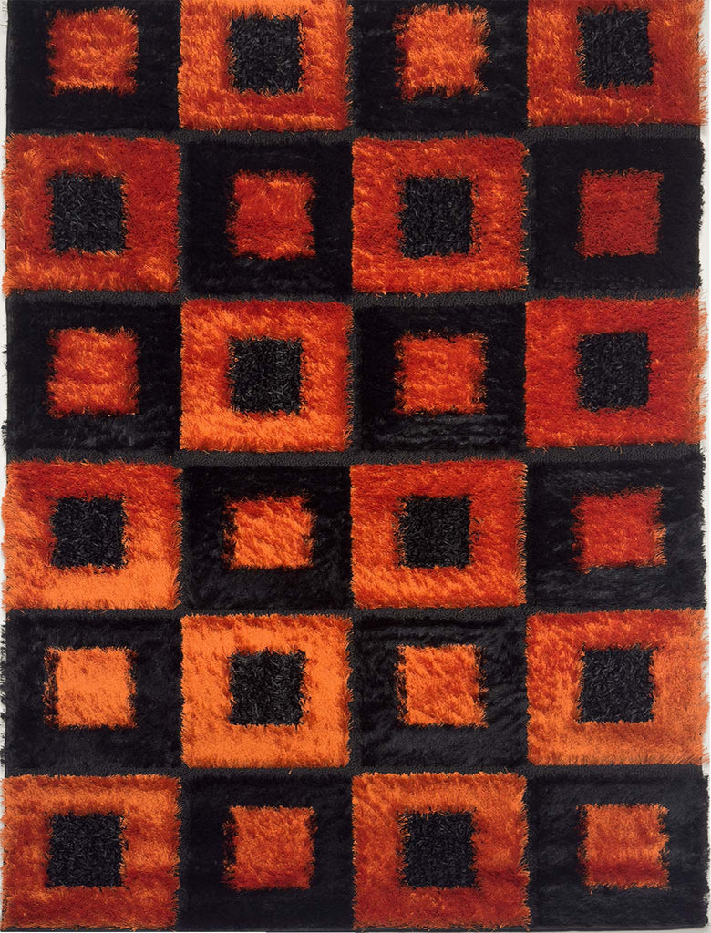 Modern Shaggy Rug - 5 x 7 ft