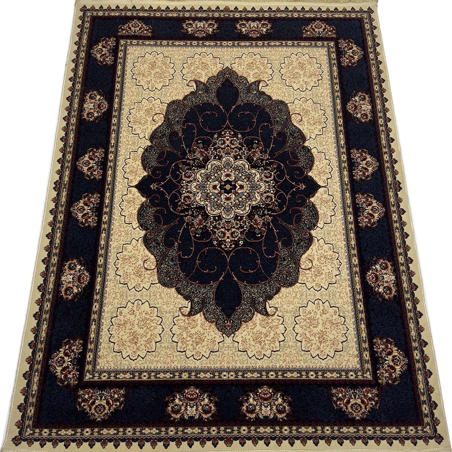 Traditional Medallion Rug - 4 x 6 ft - 7129