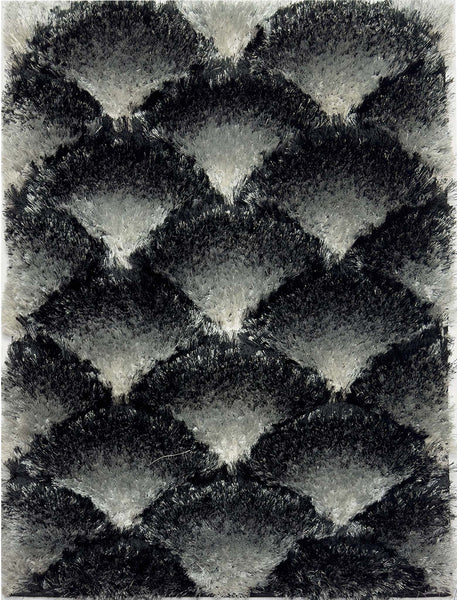Modern Shaggy Rug - 3 x 5 ft