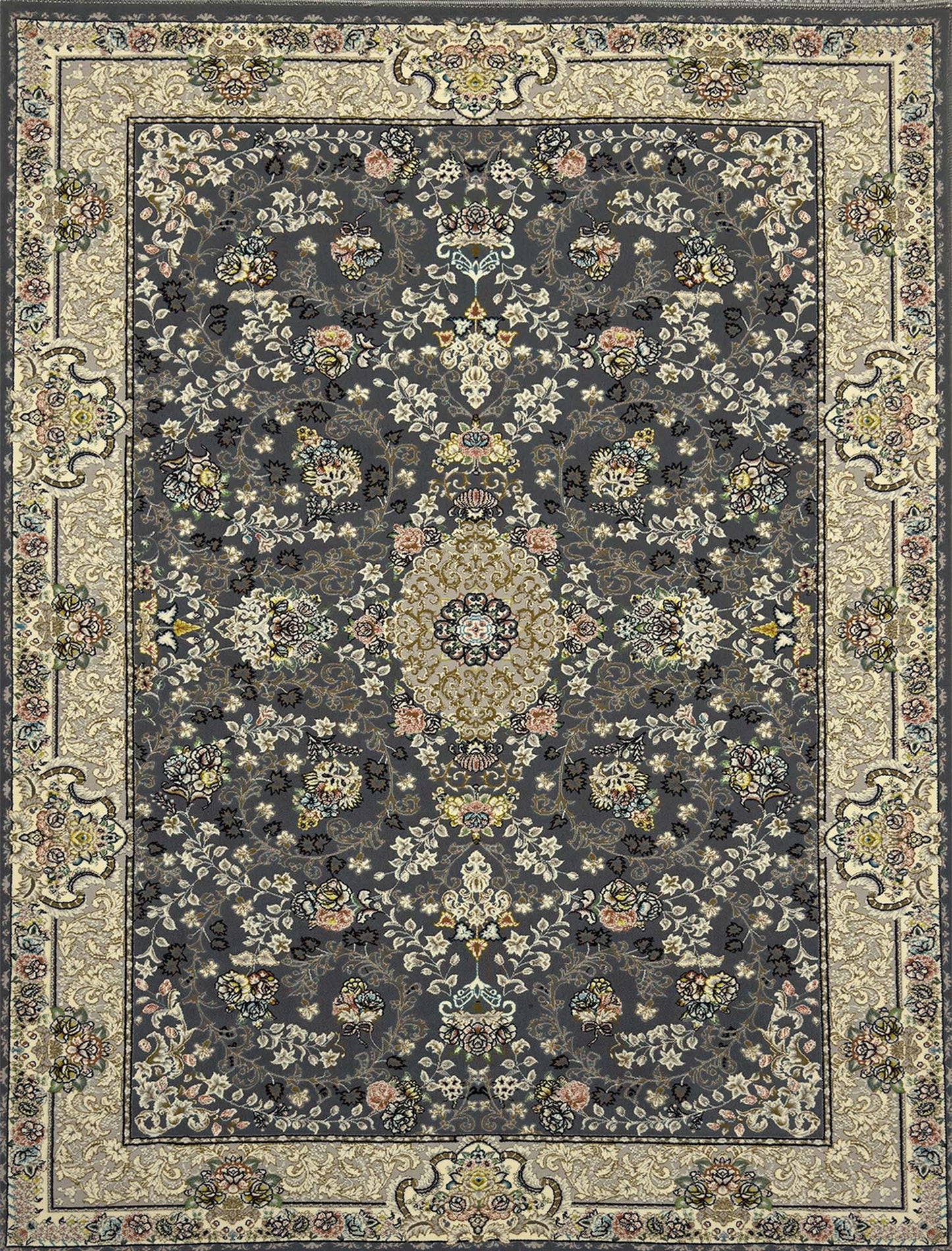 Modern Floral Rug - 3 x 5 ft