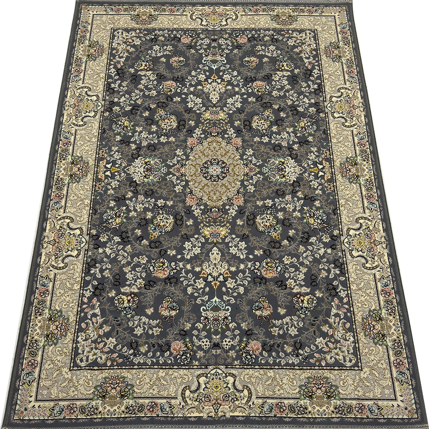 Modern Floral Rug - 3 x 5 ft