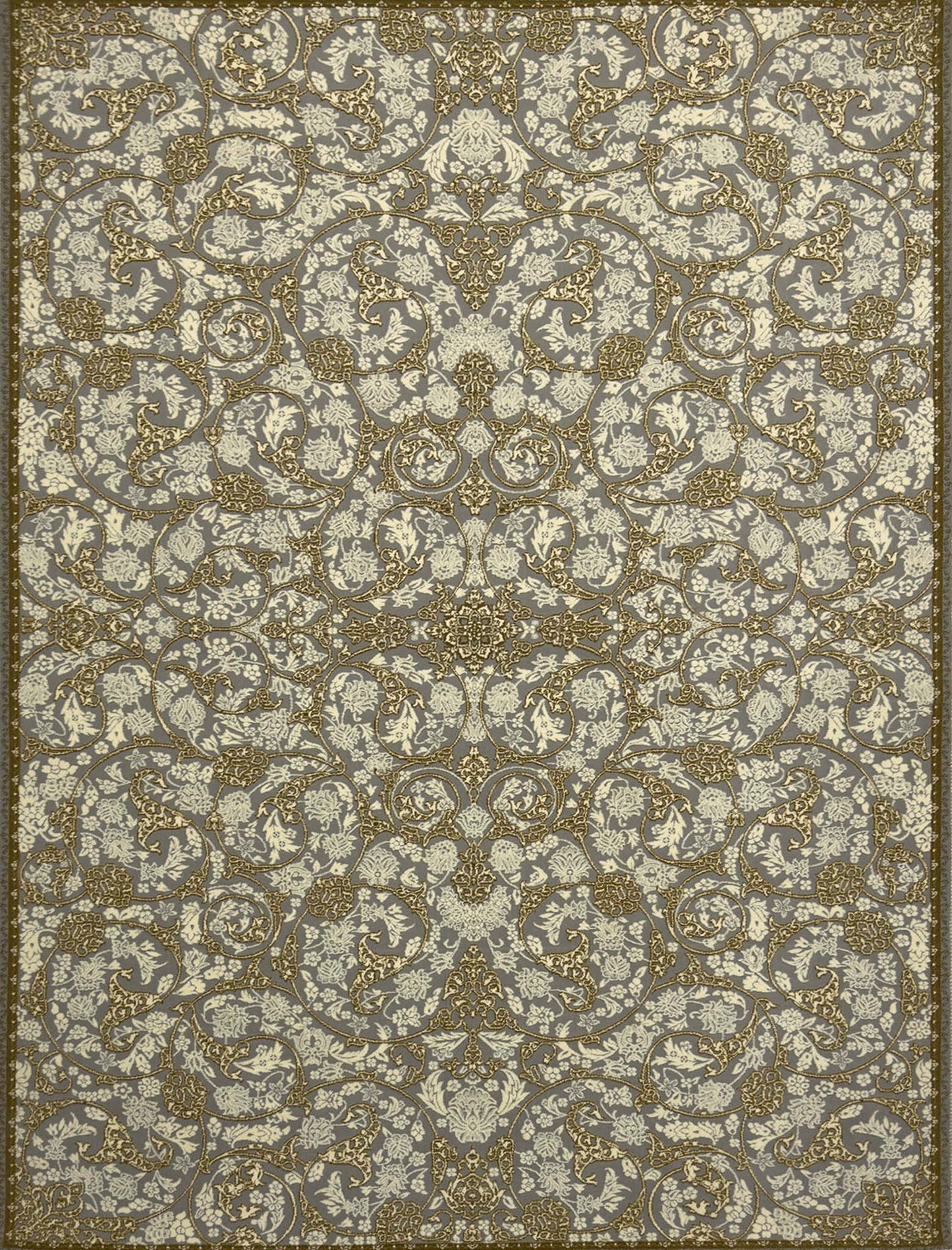 Modern Floral Rug - 3 x 5 ft - 7144