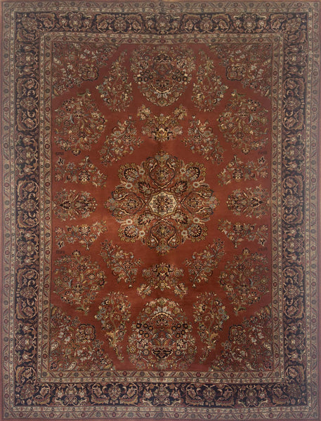 Agra Sarouk Rug - 7 x 10 ft