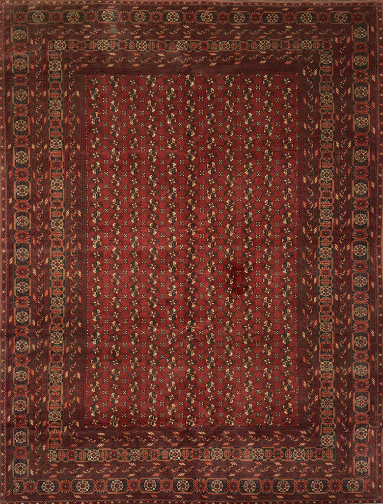 Afghan Pre-loved Tribal Rug - 7 x 10 ft