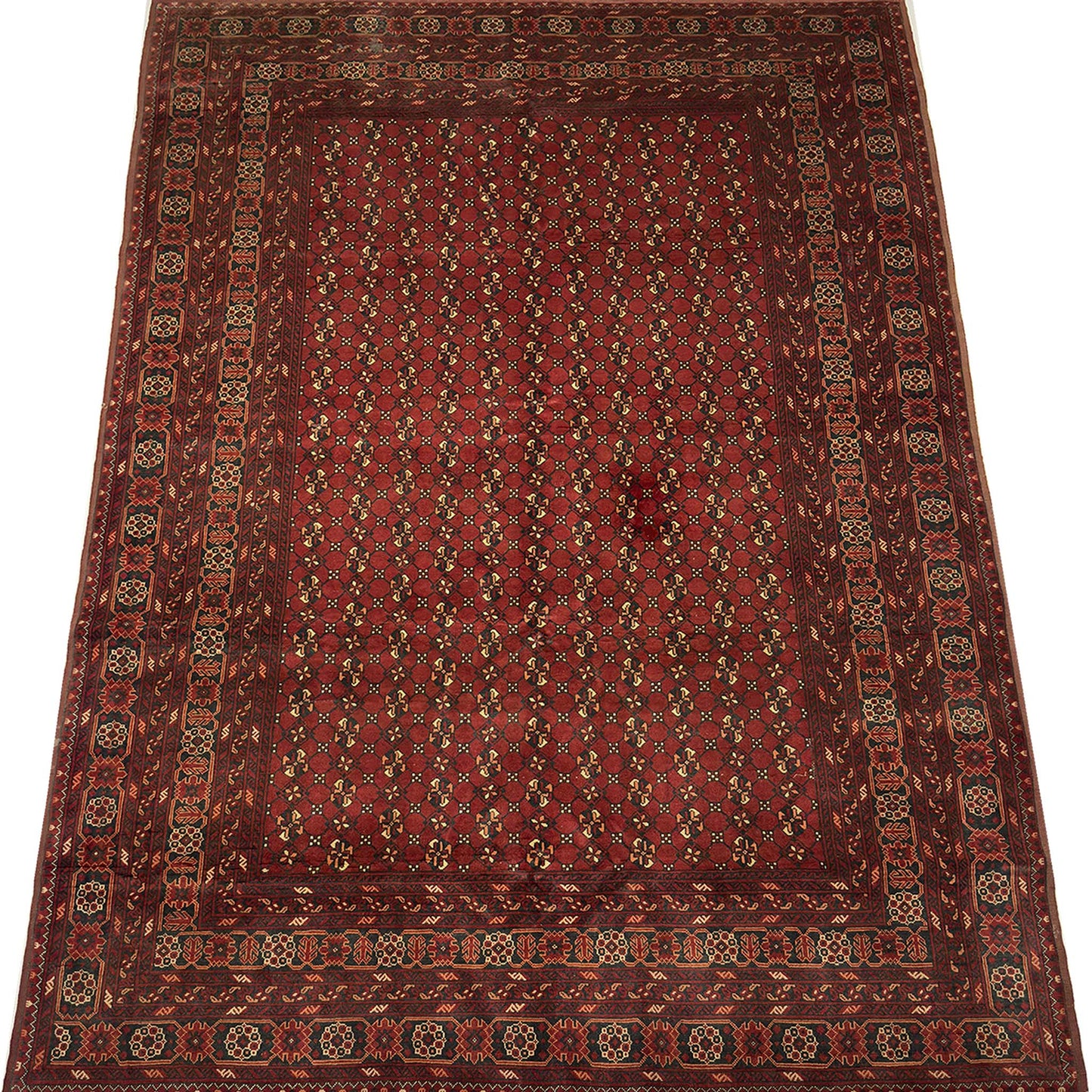 Afghan Pre-loved Tribal Rug - 7 x 10 ft