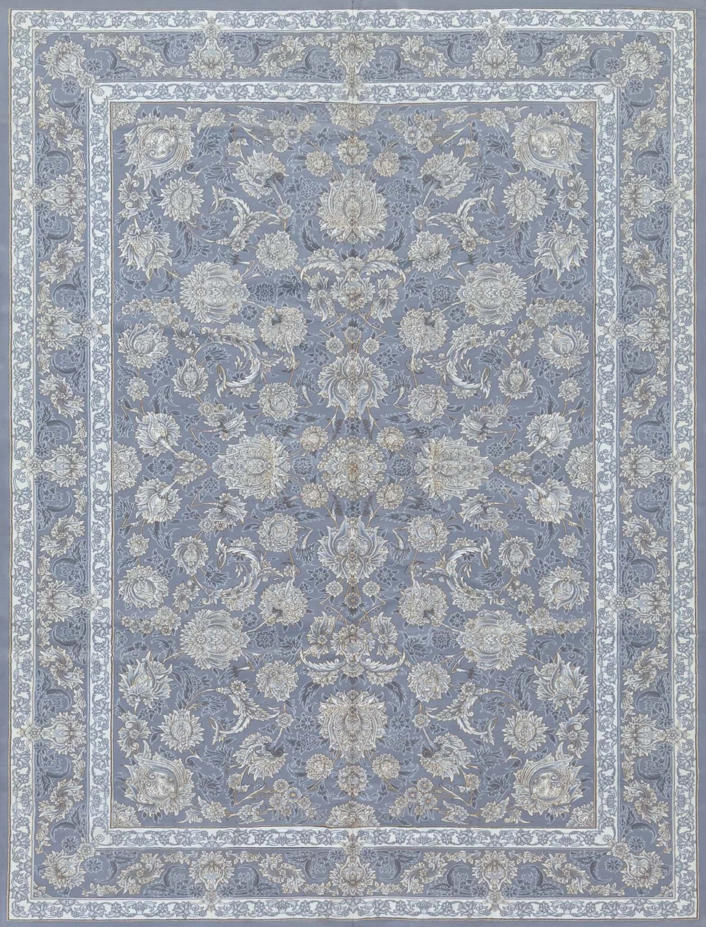 Transitional Floral Rug - 8 x 11 ft