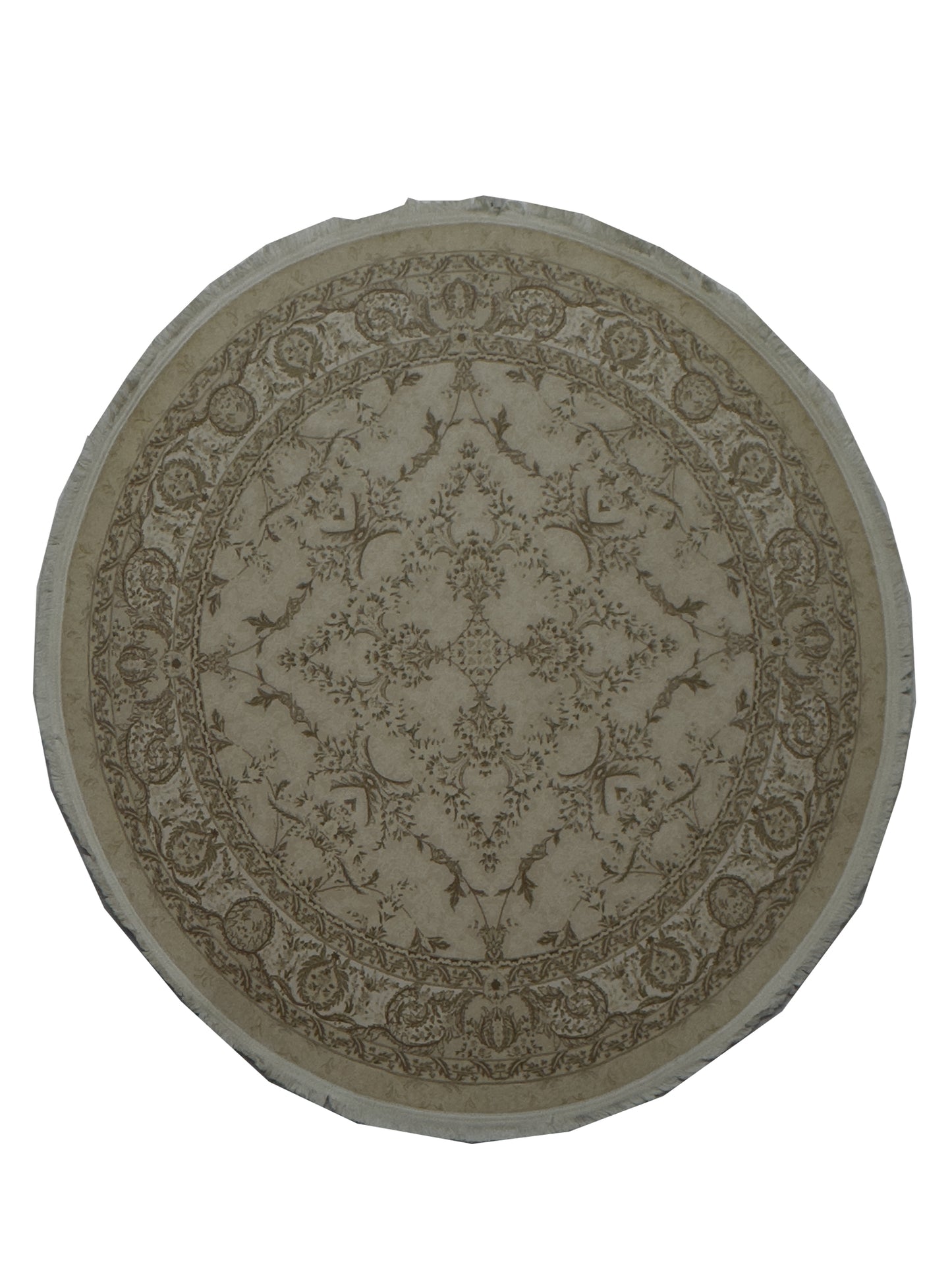 Traditional Floral Rug - 5 x 5 ft