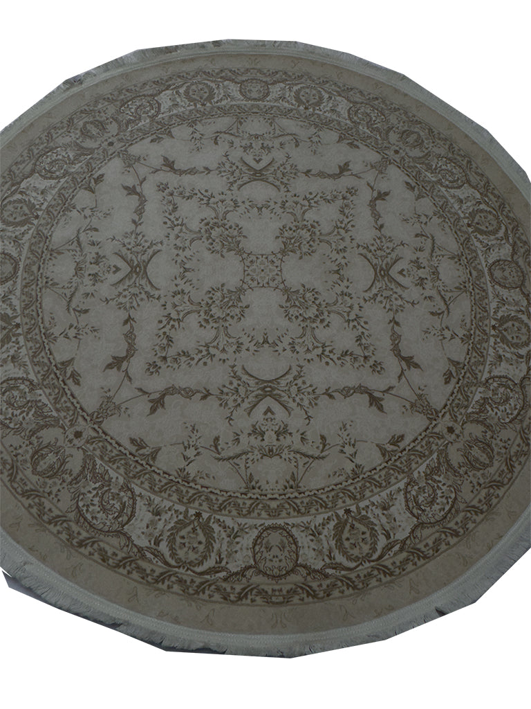 Traditional Floral Rug - 5 x 5 ft